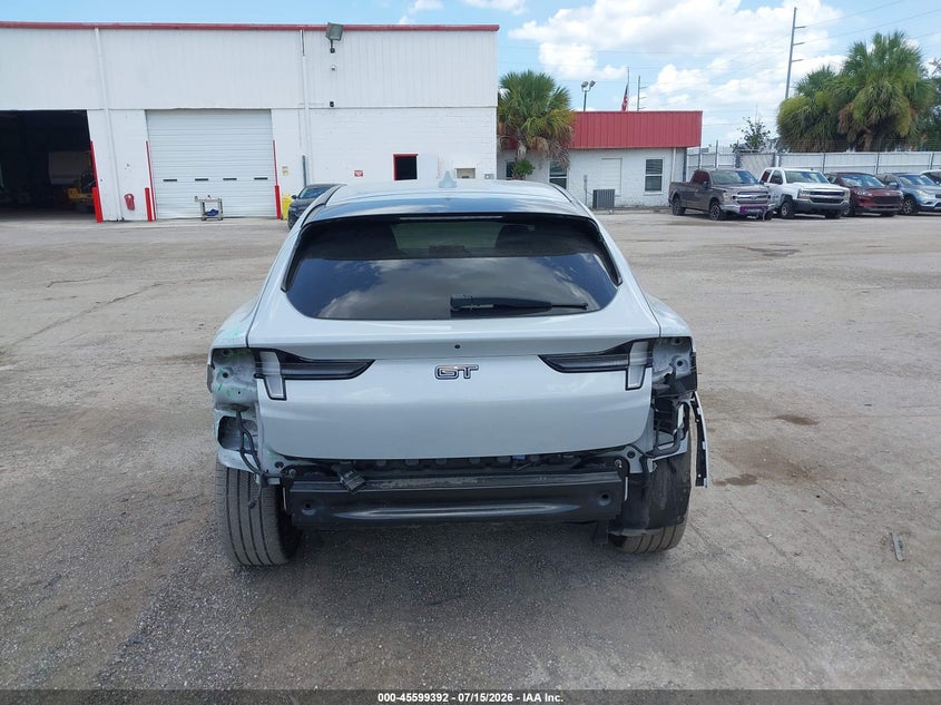 2021 Ford Mustang mach-e VIN 3FMTK4SE9MME04145 IAAI salvage auction — REAR END, Salvage Title, sold $15,600 on 2026-08-20 (photo 6)