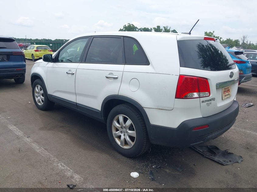 2013 Kia Sorento VIN 5XYKT3A1XDG376780 IAAI salvage auction — NORMAL WEAR, Salvage Title, sold $800 on 2026-07-20 (photo 3)