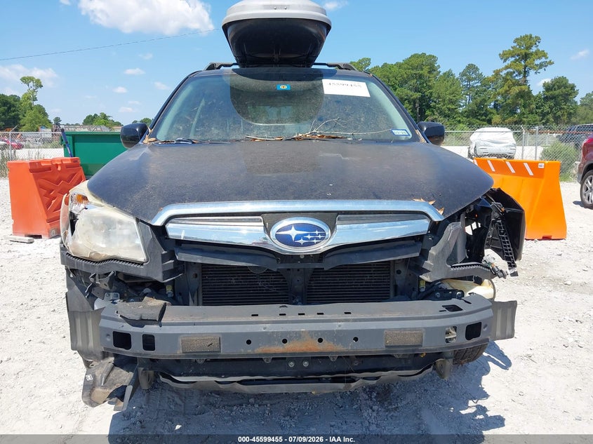 2014 Subaru Forester VIN JF2SJADC1EH448127 IAAI salvage auction — NORMAL WEAR, Salvage Title, sold $400 on 2026-07-28 (photo 6)