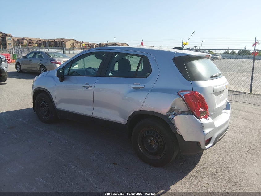 2018 Chevrolet Trax VIN 3GNCJKSB1JL217928 IAAI salvage auction — LEFT & RIGHT, Salvage Title, sold $1,275 on 2026-08-19 (photo 3)