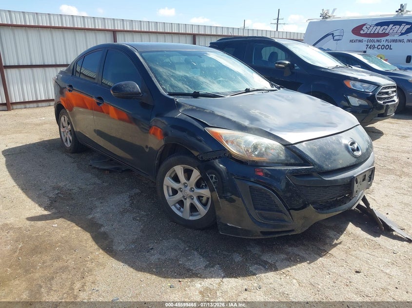 2011 Mazda 3 VIN JM1BL1VF9B1472567 IAAI salvage auction — NORMAL WEAR, Original (Texas), sold $150 on 2026-07-28 (photo 1)