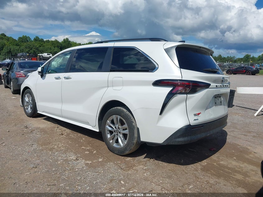 2023 Toyota Sienna VIN 5TDJSKFC9PS100780 IAAI salvage auction — RIGHT SIDE, Salvage Title, sold $12,700 on 2026-08-19 (photo 3)