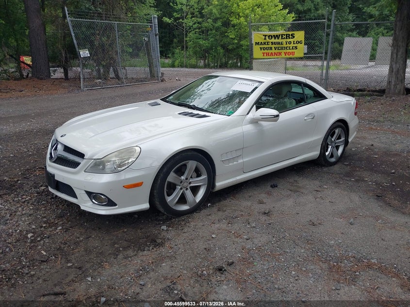 2009 Mercedes-benz Sl-class VIN WDBSK71F09F149287 IAAI salvage auction — NORMAL WEAR, Clear (Virginia), sold $4,400 on 2026-07-21 (photo 2)