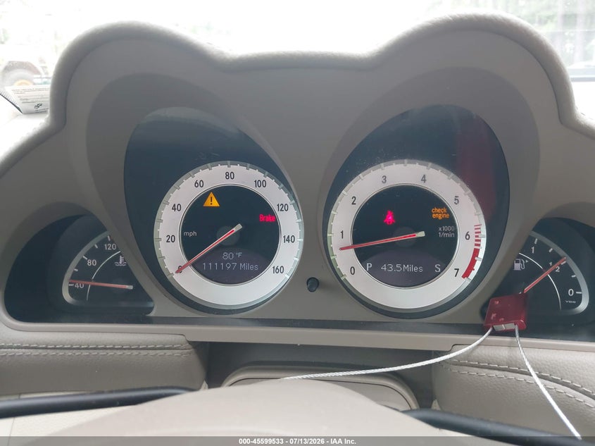 2009 Mercedes-benz Sl-class VIN WDBSK71F09F149287 IAAI salvage auction — NORMAL WEAR, Clear (Virginia), sold $4,400 on 2026-07-21 (photo 7)