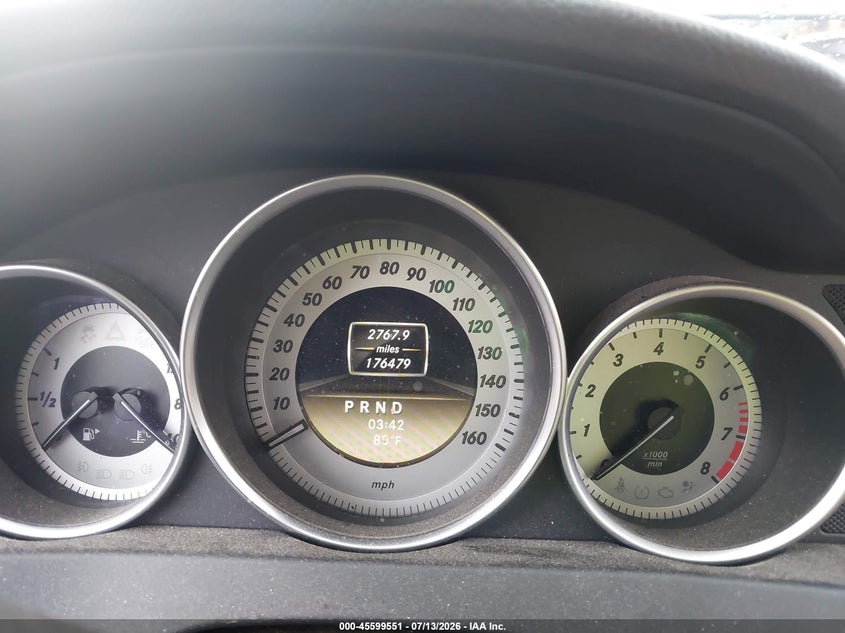 2012 Mercedes-benz C-klasse VIN WDDGF4HB7CA603140 IAAI salvage auction — NORMAL WEAR, Clear (Georgia), sold $400 on 2026-07-29 (photo 7)