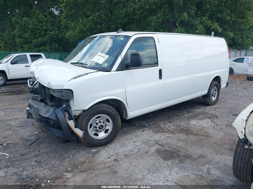 2023 Gmc Savana VIN 1GTW7BFP1P1171298 IAAI salvage auction — FRONT END, Salvage Title, sold $2,550 on 2026-10-02 (photo 2)