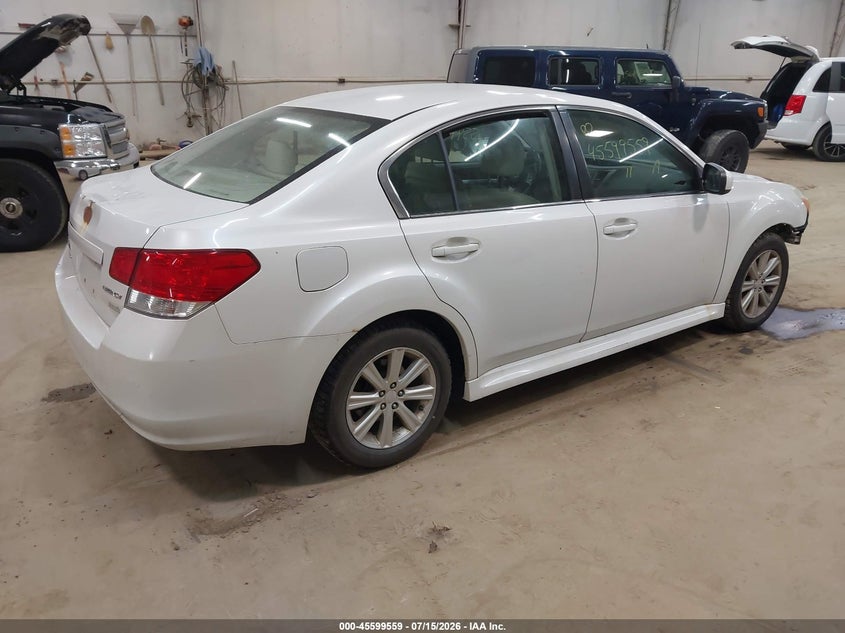 2011 Subaru LEGACY VIN 4S3BMBC68B3213966 IAAI salvage auction — UNKNOWN, Salvage (Pennsylvania), sold $275 on 2026-07-19 (photo 4)