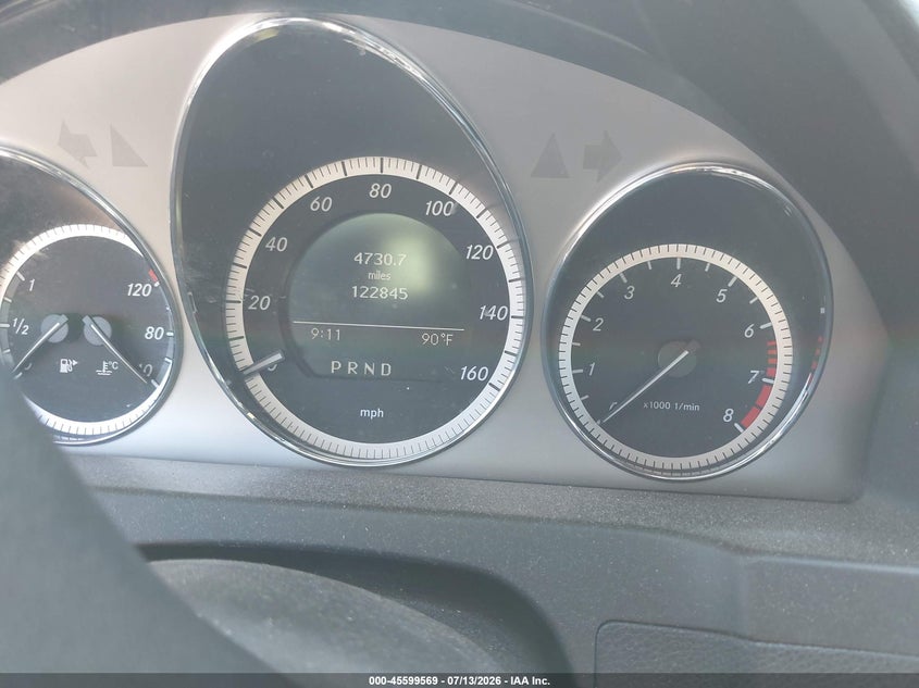 2009 Mercedes-benz C class VIN WDDGF81X89R055818 IAAI salvage auction — FRONT END, Junk Bill Of Sale Mv2459 (Wisconsin), sold $675 on 2026-08-18 (photo 7)