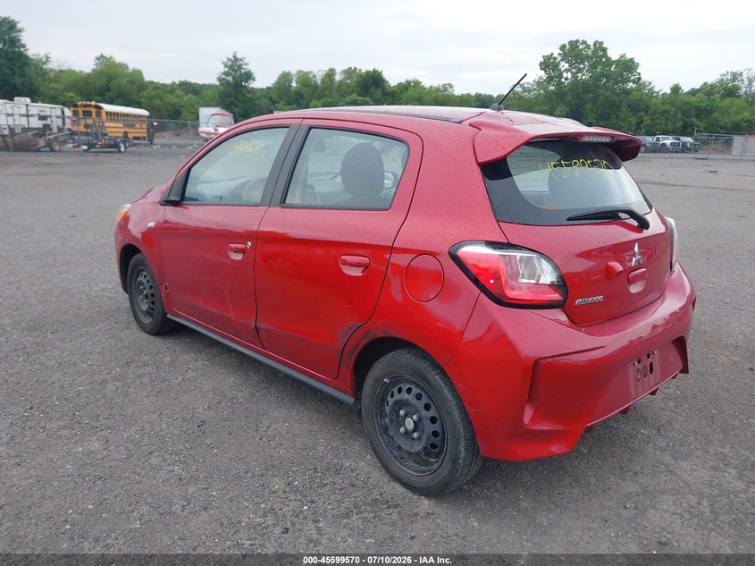 2024 Mitsubishi Mirage VIN ML32AUHJ9RH020680 IAAI salvage auction — SIDE, Salvage Title, sold $4,575 on 2026-07-21 (photo 3)