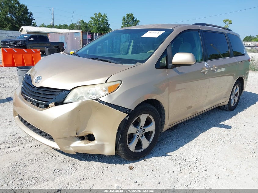 2012 Toyota Sienna VIN 5TDKK3DC2CS247899 IAAI salvage auction — NORMAL WEAR, Salvage Title, sold $25 on 2026-07-21 (photo 2)
