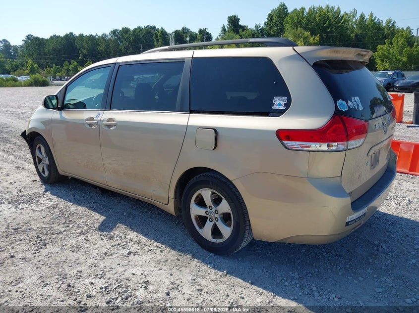 2012 Toyota Sienna VIN 5TDKK3DC2CS247899 IAAI salvage auction — NORMAL WEAR, Salvage Title, sold $25 on 2026-07-21 (photo 3)