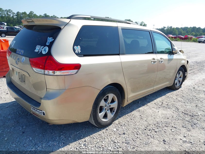 2012 Toyota Sienna VIN 5TDKK3DC2CS247899 IAAI salvage auction — NORMAL WEAR, Salvage Title, sold $25 on 2026-07-21 (photo 4)