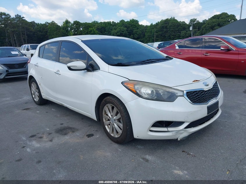 2014 Kia Forte VIN KNAFX5A81E5163531 IAAI salvage auction — FRONT END, Clear (Georgia), sold $650 on 2026-07-29 (photo 1)