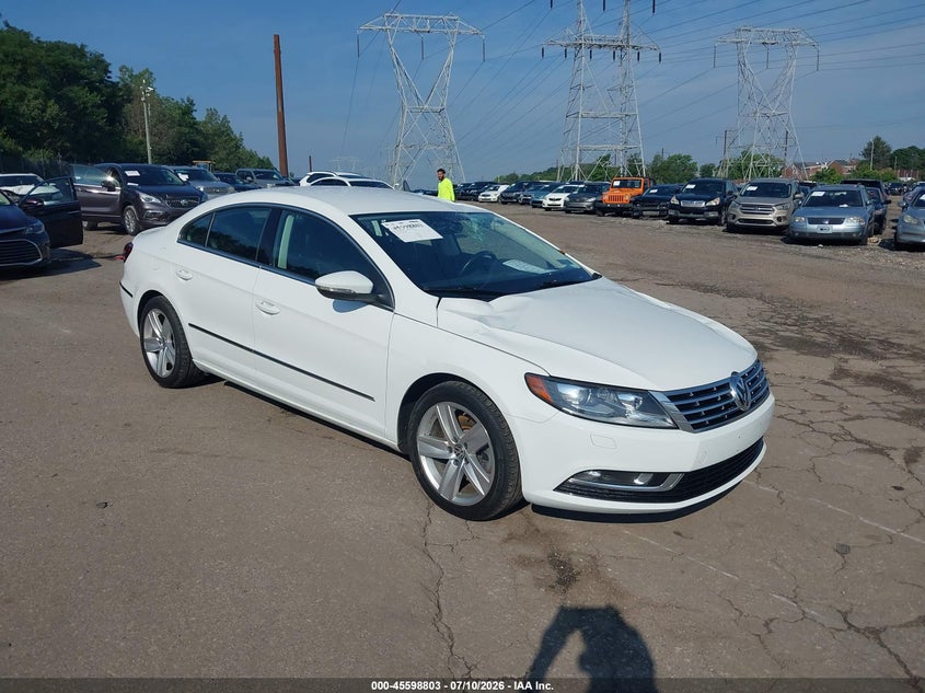 2017 Volkswagen Passat cc VIN WVWKP7AN3HE502071 IAAI salvage auction — FRONT END, Wait Title, sold $2,000 on 2026-08-08 (photo 1)
