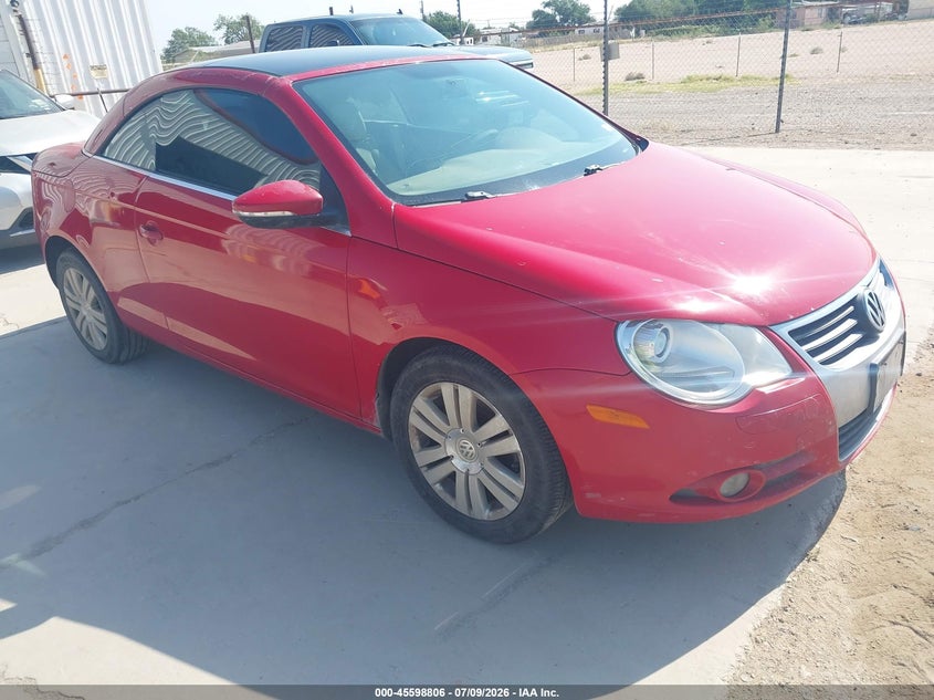 2009 Volkswagen Eos VIN WVWBA71F59V014171 IAAI salvage auction — NORMAL WEAR, Original (Texas), sold $100 on 2026-07-23 (photo 1)