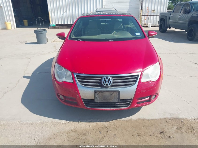 2009 Volkswagen Eos VIN WVWBA71F59V014171 IAAI salvage auction — NORMAL WEAR, Original (Texas), sold $100 on 2026-07-23 (photo 6)