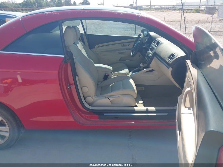 2009 Volkswagen Eos VIN WVWBA71F59V014171 IAAI salvage auction — NORMAL WEAR, Original (Texas), sold $100 on 2026-07-23 (photo 8)
