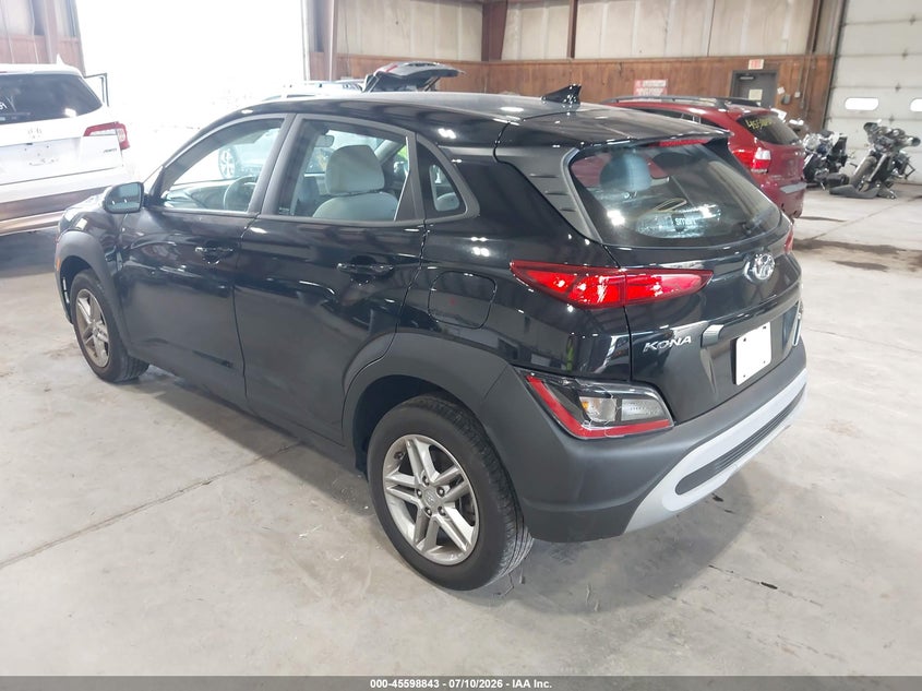 2023 Hyundai Kona VIN KM8K2CAB2PU995321 IAAI salvage auction — ROOF, Salvage Title, sold $2,850 on 2026-07-29 (photo 3)