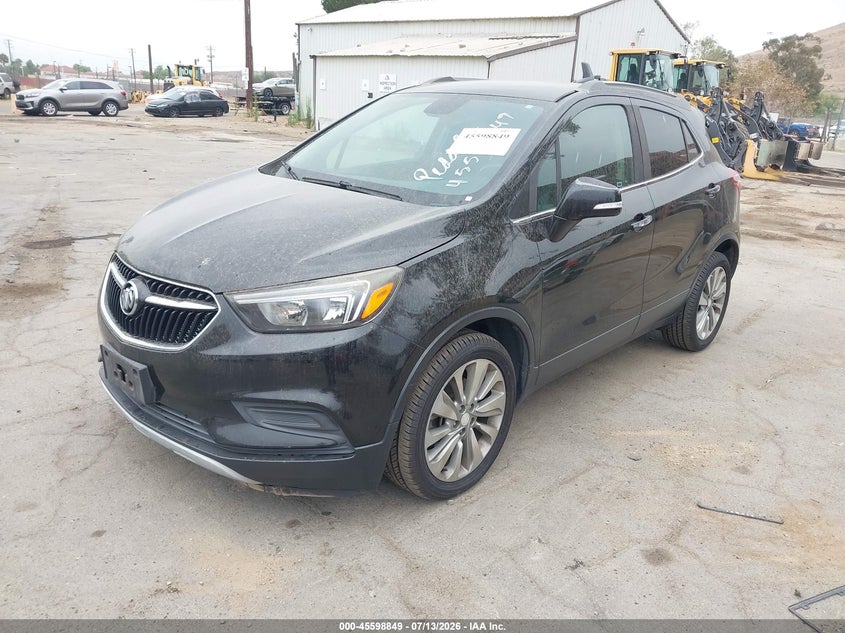 2017 Buick Encore VIN KL4CJASB7HB015409 IAAI salvage auction — NORMAL WEAR, Clear - Dealer Only (California), sold $2,150 on 2026-07-28 (photo 2)