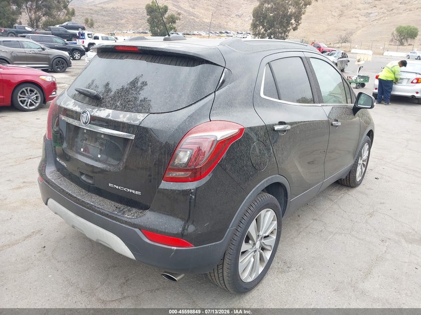 2017 Buick Encore VIN KL4CJASB7HB015409 IAAI salvage auction — NORMAL WEAR, Clear - Dealer Only (California), sold $2,150 on 2026-07-28 (photo 4)