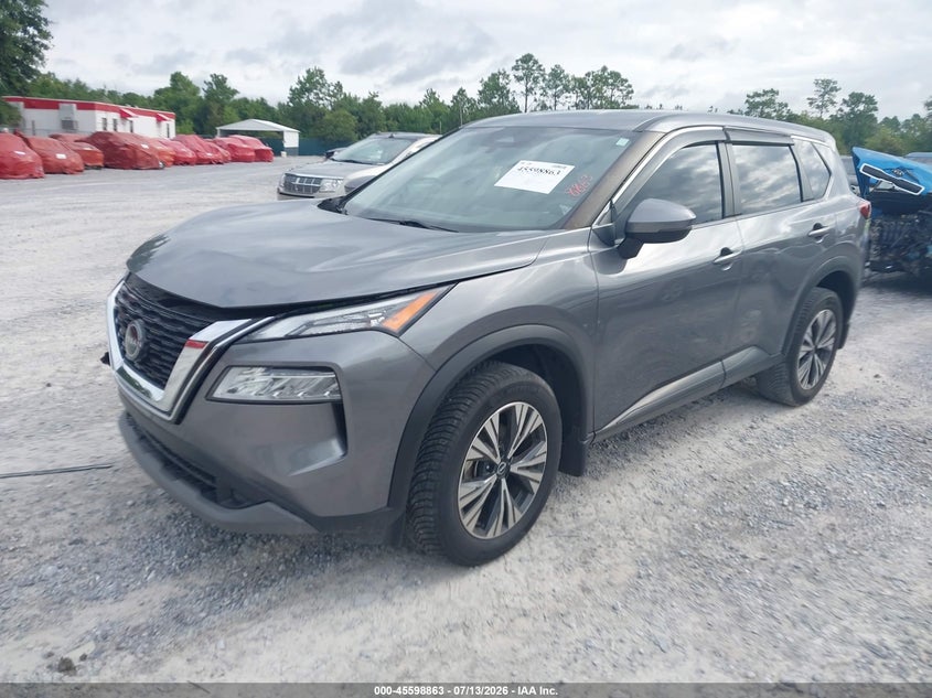2022 Nissan Rogue VIN JN8BT3BA8NW041427 IAAI salvage auction — RIGHT FRONT, Certificate Of Destruction (Florida), sold $5,600 on 2026-07-26 (photo 2)