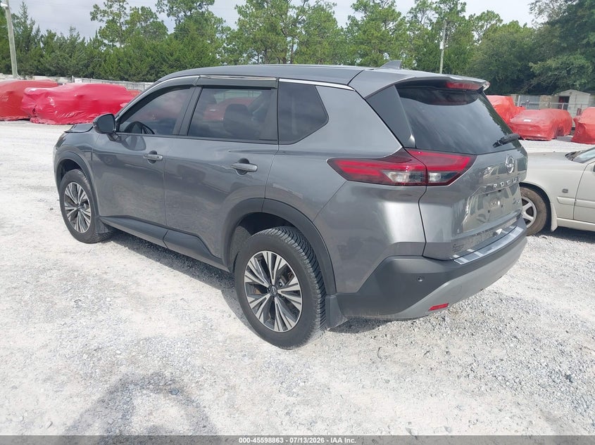2022 Nissan Rogue VIN JN8BT3BA8NW041427 IAAI salvage auction — RIGHT FRONT, Certificate Of Destruction (Florida), sold $5,600 on 2026-07-26 (photo 3)