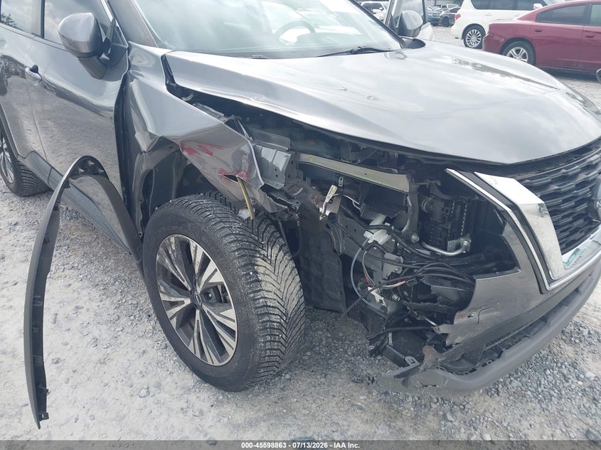 2022 Nissan Rogue VIN JN8BT3BA8NW041427 IAAI salvage auction — RIGHT FRONT, Certificate Of Destruction (Florida), sold $5,600 on 2026-07-26 (photo 6)