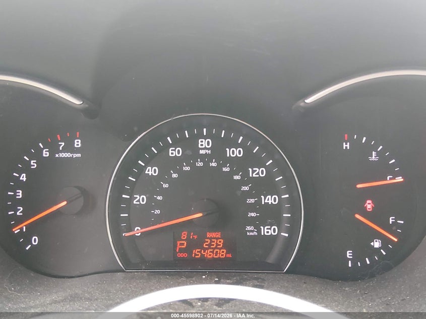 2015 Kia Sorento VIN 5XYKT3A61FG640337 IAAI salvage auction — NORMAL WEAR, Clear (Georgia), sold $2,175 on 2026-07-17 (photo 7)