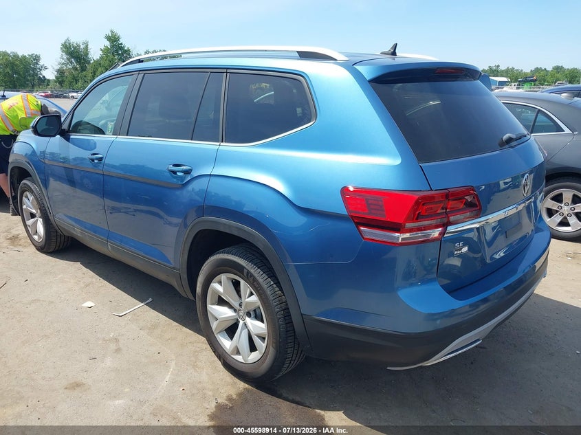 2019 Volkswagen Atlas VIN 1V2UR2CAXKC558333 IAAI salvage auction — FRONT END, Salvage (Ohio), sold $3,400 on 2026-07-28 (photo 3)