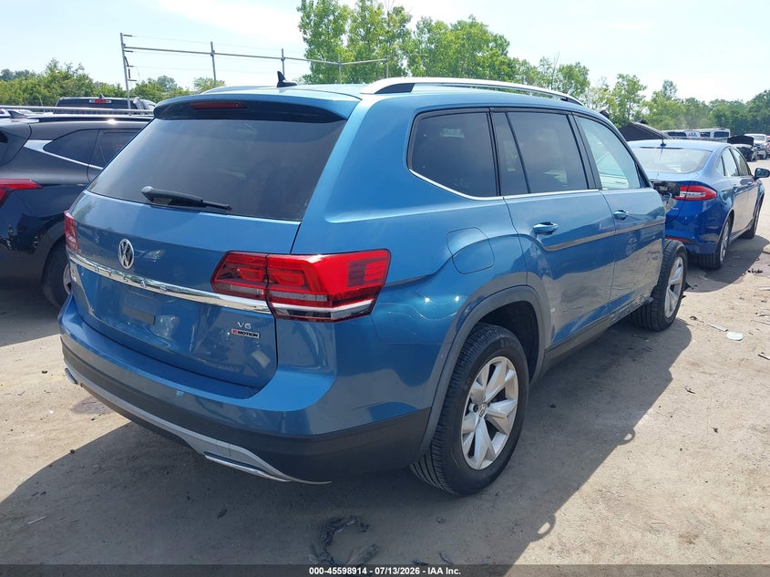 2019 Volkswagen Atlas VIN 1V2UR2CAXKC558333 IAAI salvage auction — FRONT END, Salvage (Ohio), sold $3,400 on 2026-07-28 (photo 4)