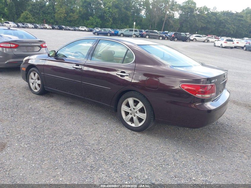 2005 Lexus Es 330 VIN JTHBA30G655136775 IAAI salvage auction — NORMAL WEAR, Clear (Virginia), sold $25 on 2026-07-14 (photo 3)