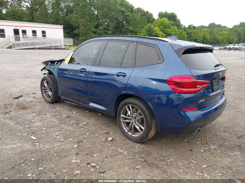 2021 BMW X3 VIN 5UXTY3C06M9F37638 IAAI salvage auction — FRONT END, Salvage (Georgia), sold $11,050 on 2026-09-04 (photo 3)