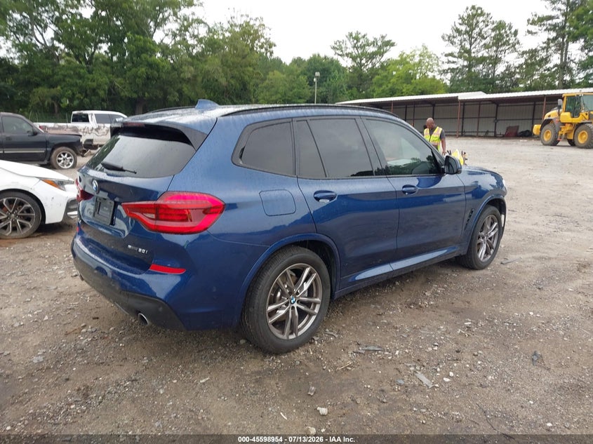2021 BMW X3 VIN 5UXTY3C06M9F37638 IAAI salvage auction — FRONT END, Salvage (Georgia), sold $11,050 on 2026-09-04 (photo 4)