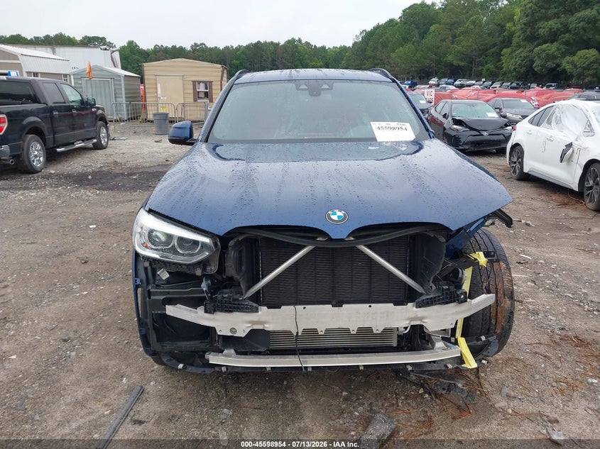2021 BMW X3 VIN 5UXTY3C06M9F37638 IAAI salvage auction — FRONT END, Salvage (Georgia), sold $11,050 on 2026-09-04 (photo 6)