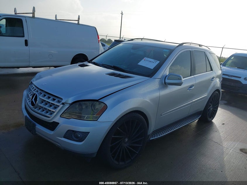 2010 Mercedes-benz Ml-class VIN 4JGBB5GB1AA534073 IAAI salvage auction — NORMAL WEAR, Original (Texas), sold $500 on 2026-07-17 (photo 2)