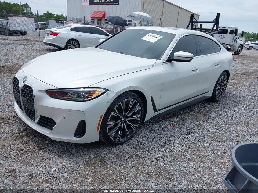 2023 BMW 4er VIN WBA63AV0XPFP54849 IAAI salvage auction — REAR END, Salvage (Mississippi), sold $13,200 on 2026-08-30 (photo 2)