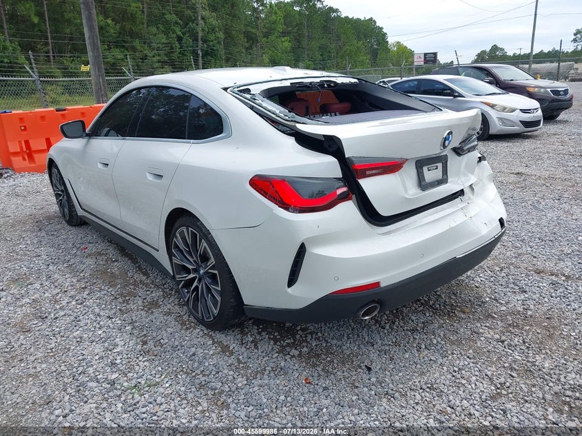 2023 BMW 4er VIN WBA63AV0XPFP54849 IAAI salvage auction — REAR END, Salvage (Mississippi), sold $13,200 on 2026-08-30 (photo 3)