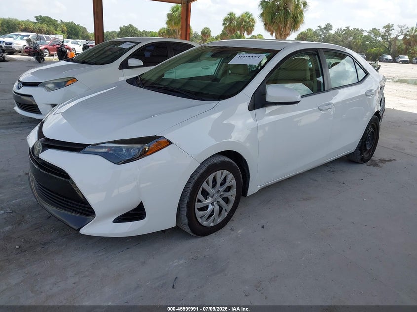 2019 Toyota Corolla VIN 5YFBURHE4KP871638 IAAI salvage auction — NORMAL WEAR, Clear (Florida), sold $3,050 on 2026-07-28 (photo 2)