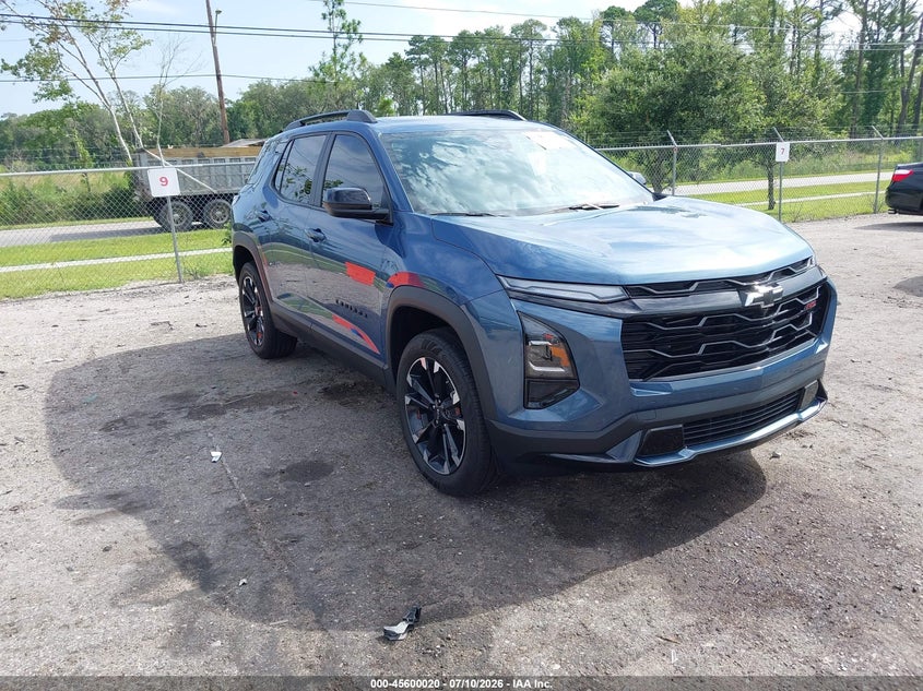 2026 Chevrolet Equinox VIN 3GNAXLEGXTL127473 IAAI salvage auction — REAR END, Rebuildable (Florida), sold $9,700 on 2026-08-20 (photo 1)