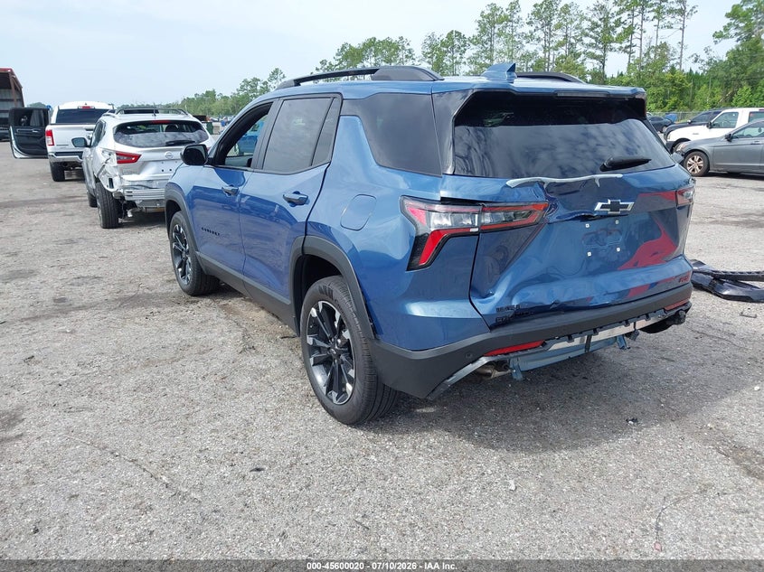 2026 Chevrolet Equinox VIN 3GNAXLEGXTL127473 IAAI salvage auction — REAR END, Rebuildable (Florida), sold $9,700 on 2026-08-20 (photo 3)