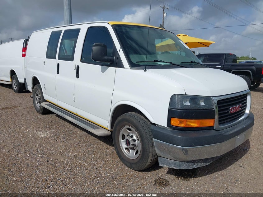 2021 Gmc Savana VIN 1GTW7AF72M1265101 IAAI salvage auction — FRONT END, Enterprise Vehicles Clear Only (Texas), sold $11,750 on 2026-07-20 (photo 1)