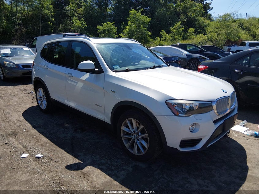 2015 BMW X3 VIN 5UXWX9C5XF0D47637 IAAI salvage auction — NORMAL WEAR, Clear (Massachusetts), sold $925 on 2026-07-21 (photo 1)