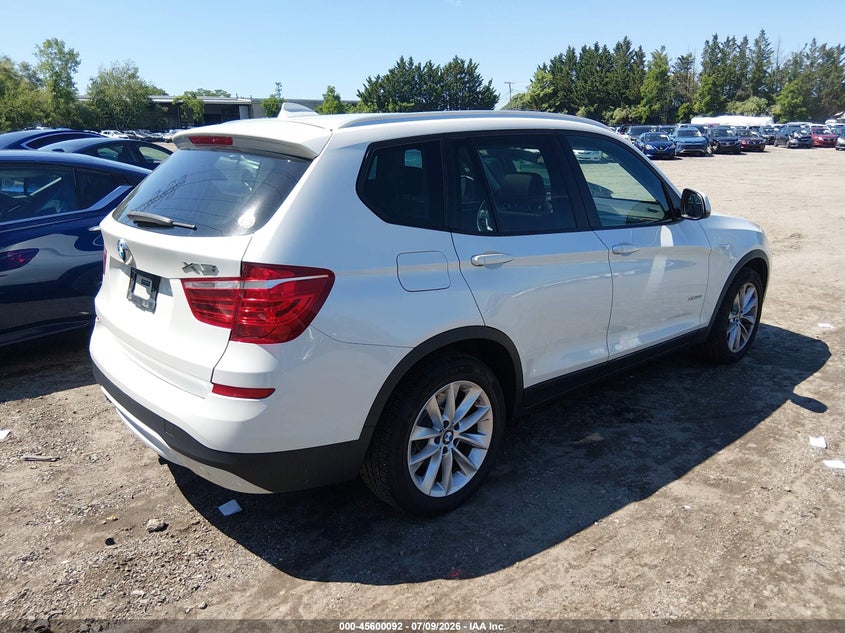 2015 BMW X3 VIN 5UXWX9C5XF0D47637 IAAI salvage auction — NORMAL WEAR, Clear (Massachusetts), sold $925 on 2026-07-21 (photo 4)