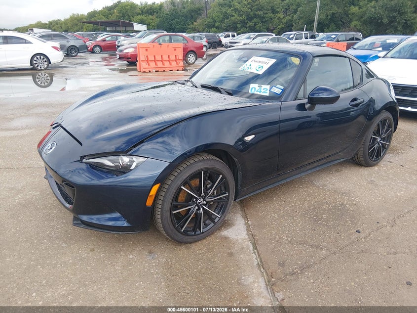 2026 Mazda Mx-5 VIN JM1NDAM71T0700993 IAAI salvage auction — ENGINE DAMAGE, Enterprise Vehicles Clear Only (Texas), sold $24,100 on 2026-07-20 (photo 2)