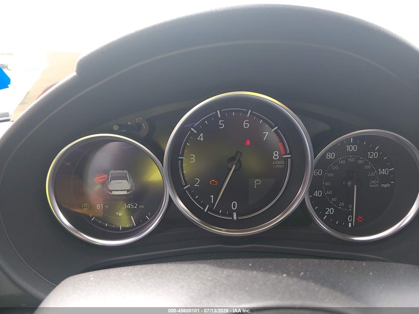 2026 Mazda Mx-5 VIN JM1NDAM71T0700993 IAAI salvage auction — ENGINE DAMAGE, Enterprise Vehicles Clear Only (Texas), sold $24,100 on 2026-07-20 (photo 7)