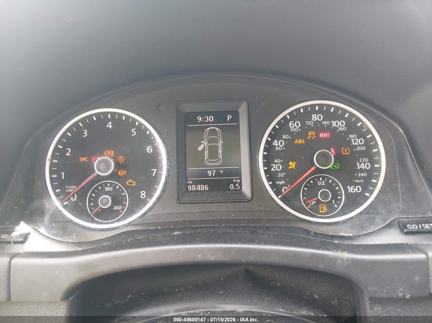 2016 Volkswagen Tiguan VIN WVGBV7AX0GW609025 IAAI salvage auction — NORMAL WEAR, Clear (Maryland), sold $100 on 2026-07-22 (photo 7)