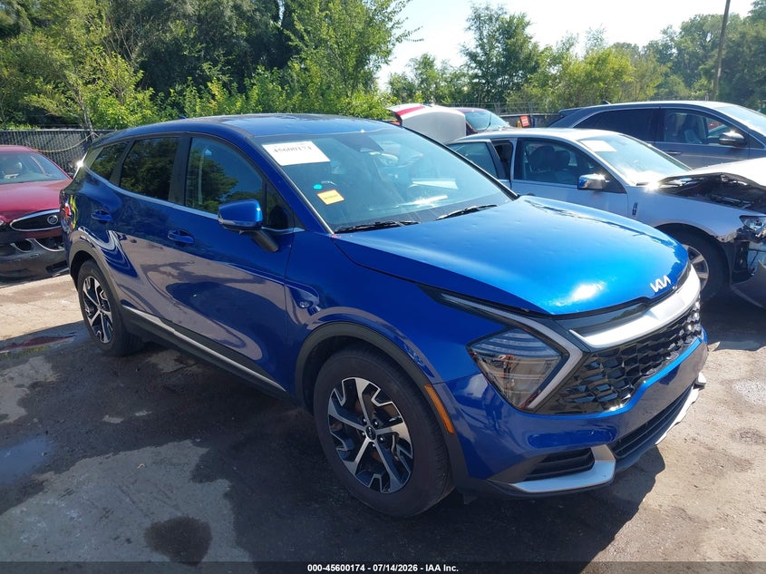 2025 Kia Sportage VIN 5XYK33DF9SG240516 — IAAI salvage auction photo