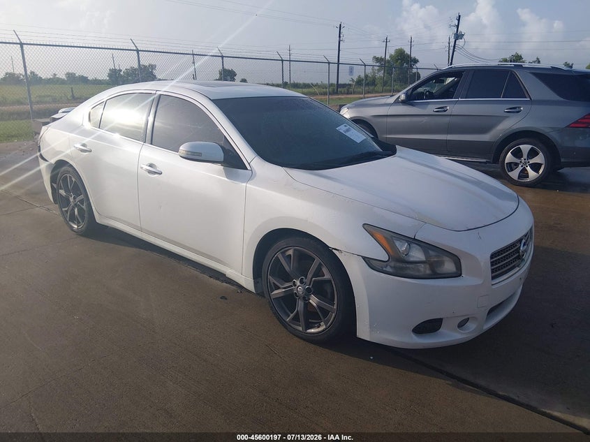 2014 Nissan Maxima VIN 1N4AA5AP4EC487094 IAAI salvage auction — NORMAL WEAR, Original (Texas), sold $1,000 on 2026-07-31 (photo 1)