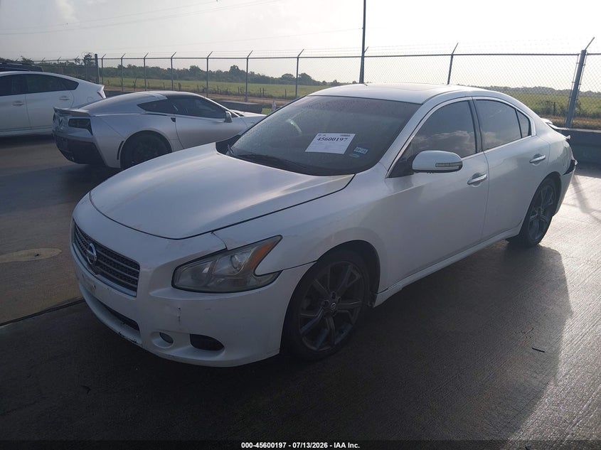 2014 Nissan Maxima VIN 1N4AA5AP4EC487094 IAAI salvage auction — NORMAL WEAR, Original (Texas), sold $1,000 on 2026-07-31 (photo 2)