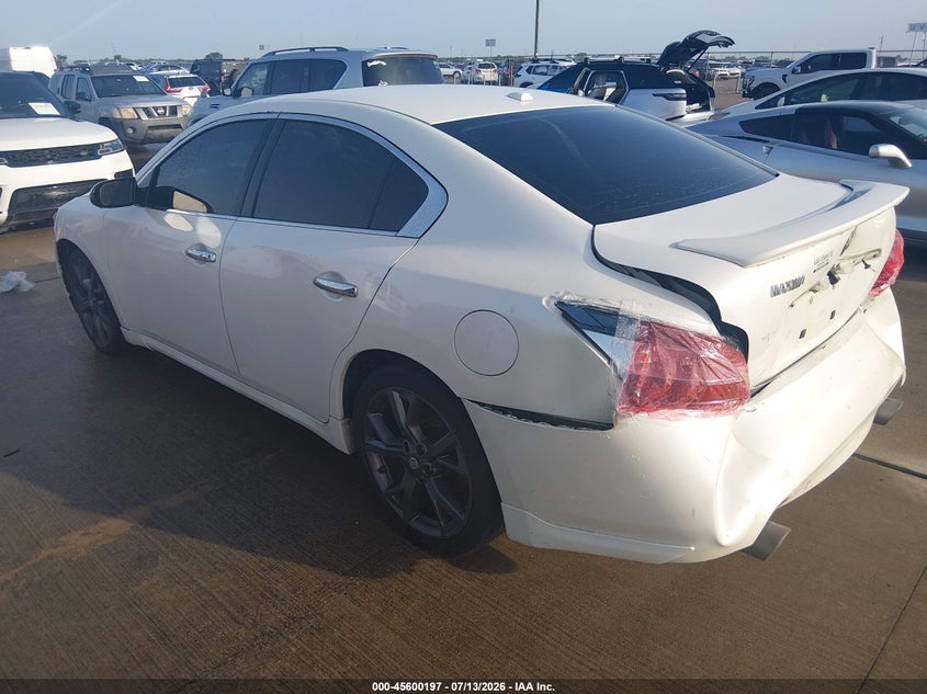 2014 Nissan Maxima VIN 1N4AA5AP4EC487094 IAAI salvage auction — NORMAL WEAR, Original (Texas), sold $1,000 on 2026-07-31 (photo 3)